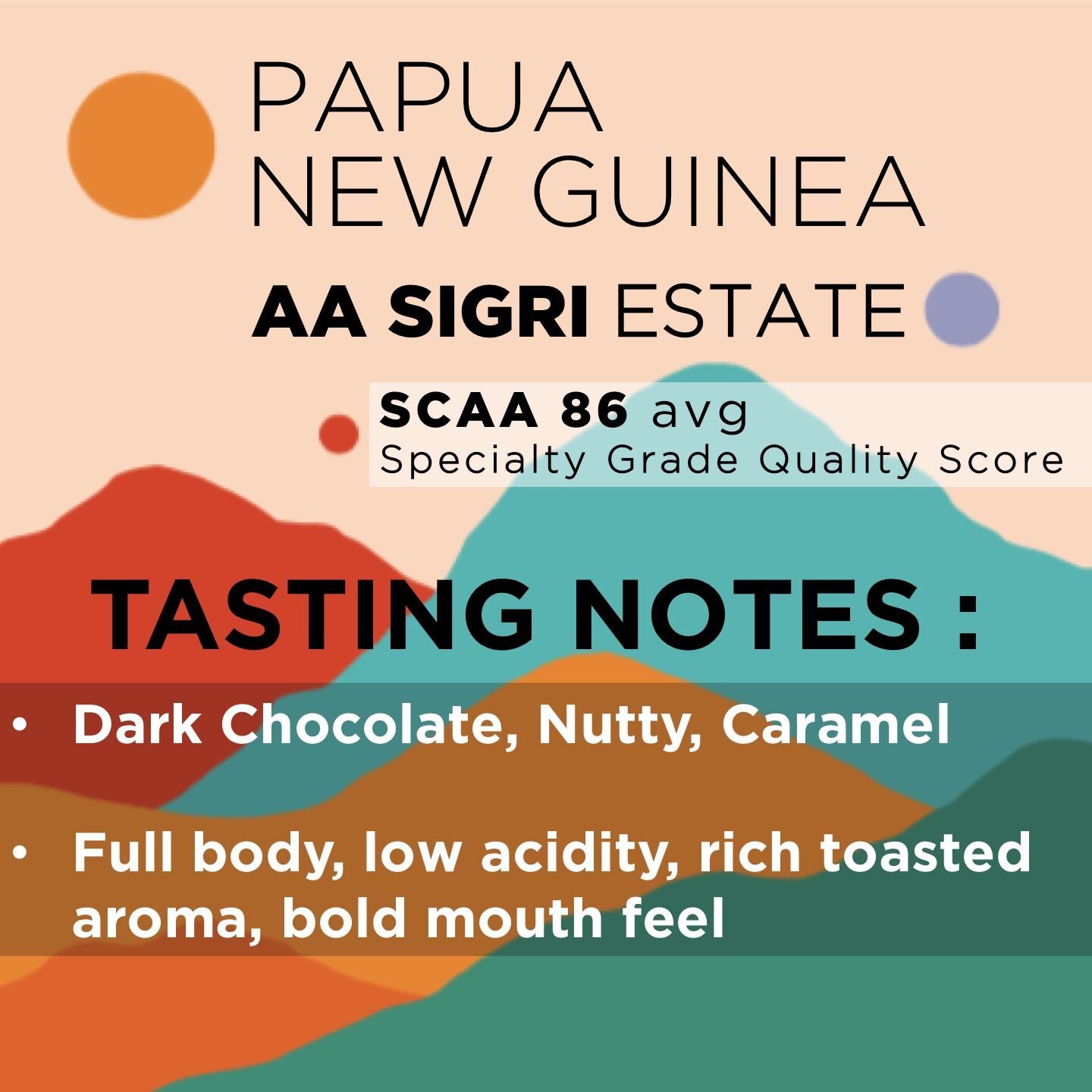 PAPUA NEW GUINEA AA SIGRI (Espresso) - Image 2