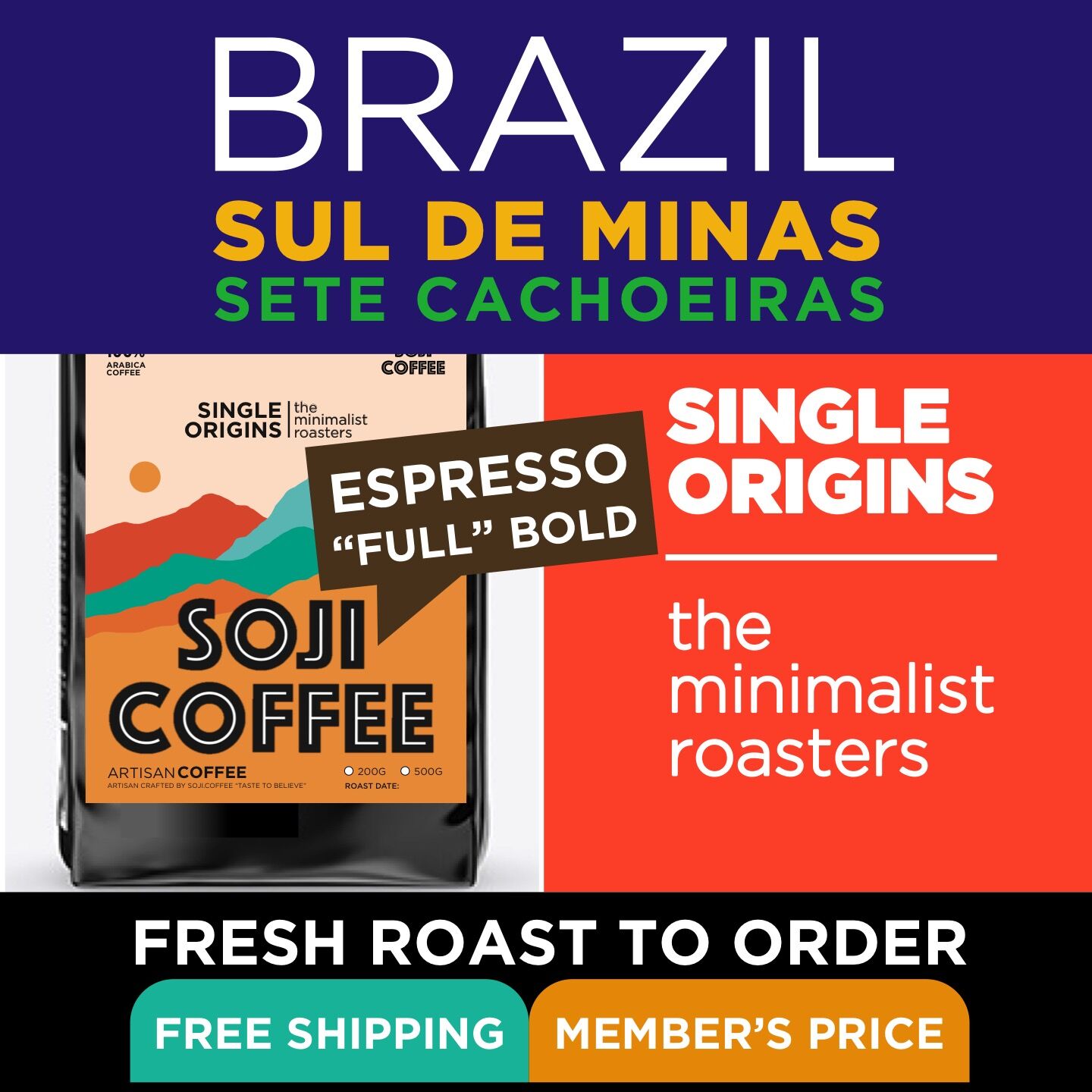 Brazil Sul De Minas Soji Coffee