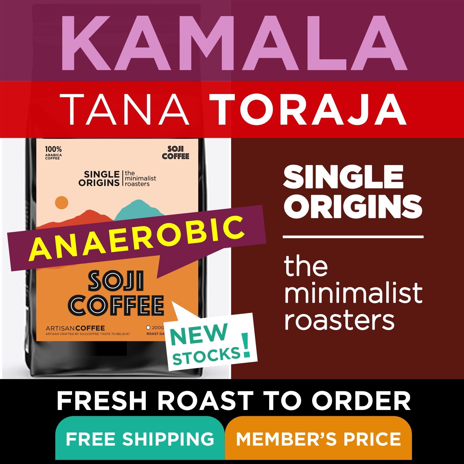 Kamala Tana Toraja (Anaerobic)